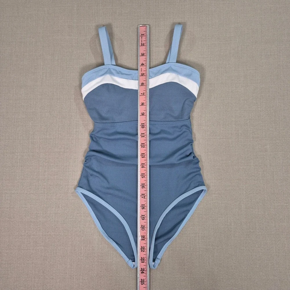 Unbranded blue ribbed